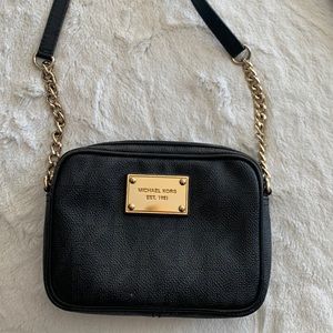 Michael Kors Jet Set Mini Black Crossbody